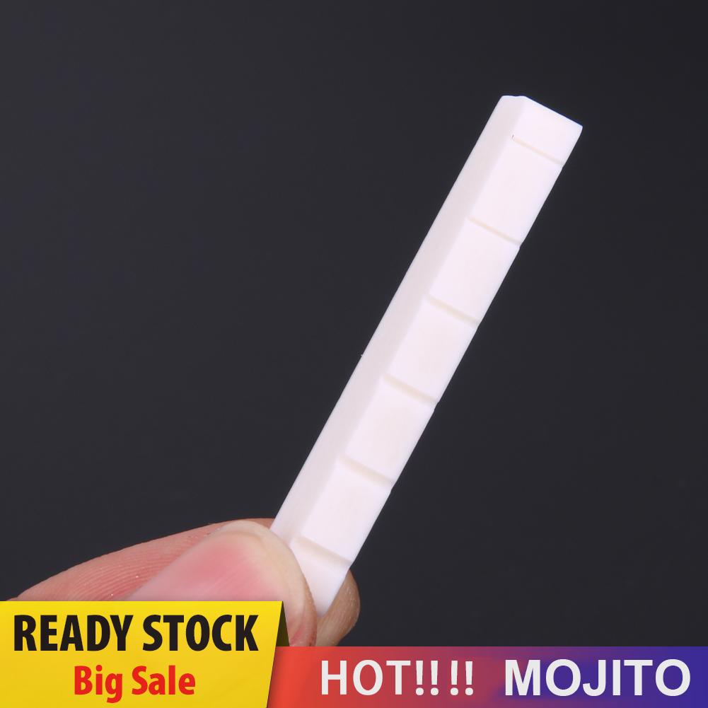 MOJITO 1pc 43mm Beige Buffalo Bone Nut for Les Paul LP 6 String Folk Guitar