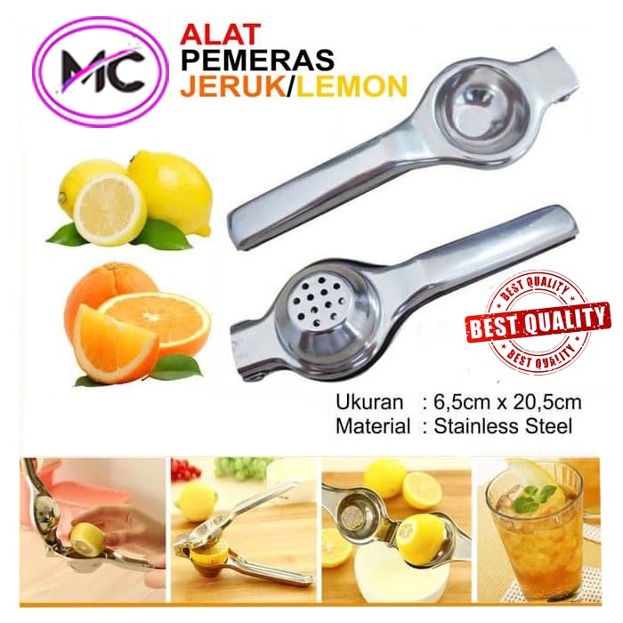 Alat Peras Jeruk Manual Stainless Steel Anti Karat Jeruk Lemon Nipis Pemeras Jeruk Praktis Murah