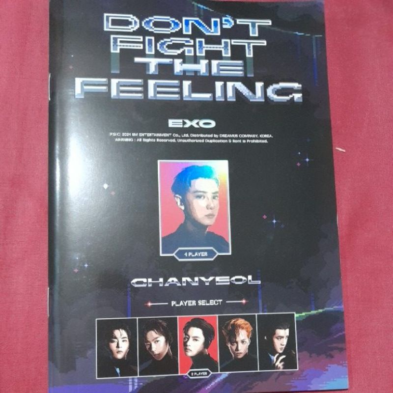 ALBUM DFTF EXO EXPANSION CHANYEOL D.O PHOTOCAD XIUMIN EXPANSION VERSI