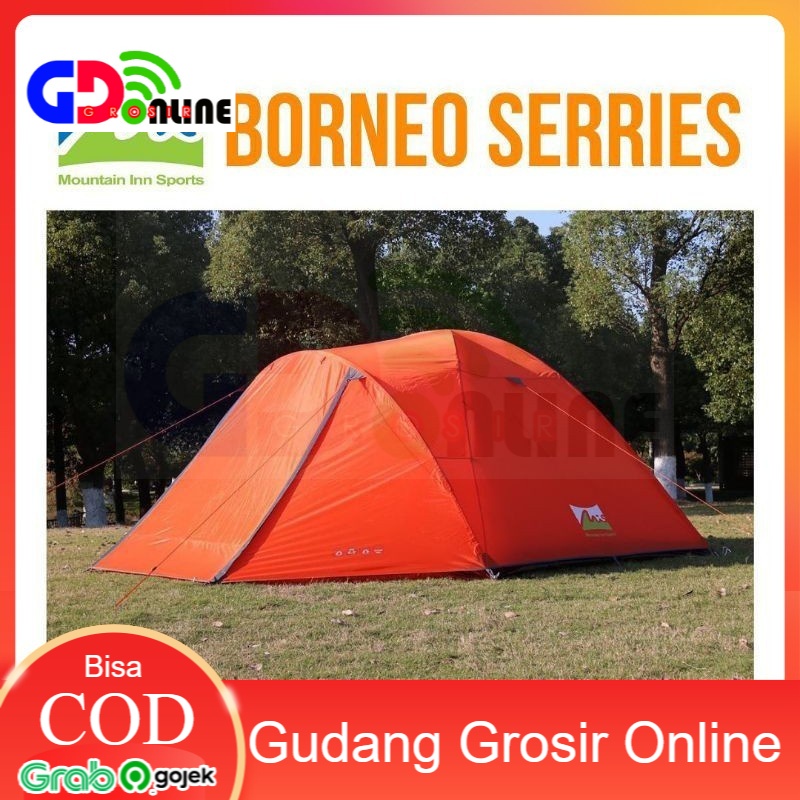 Tendaki Borneo 6 Kapasitas 6-7 orang doubel layer