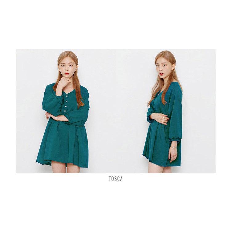 KARAKOREA Selena Peplum Dress KEMEJA KANTOR LYCRA SPANDEX/Dress Korea