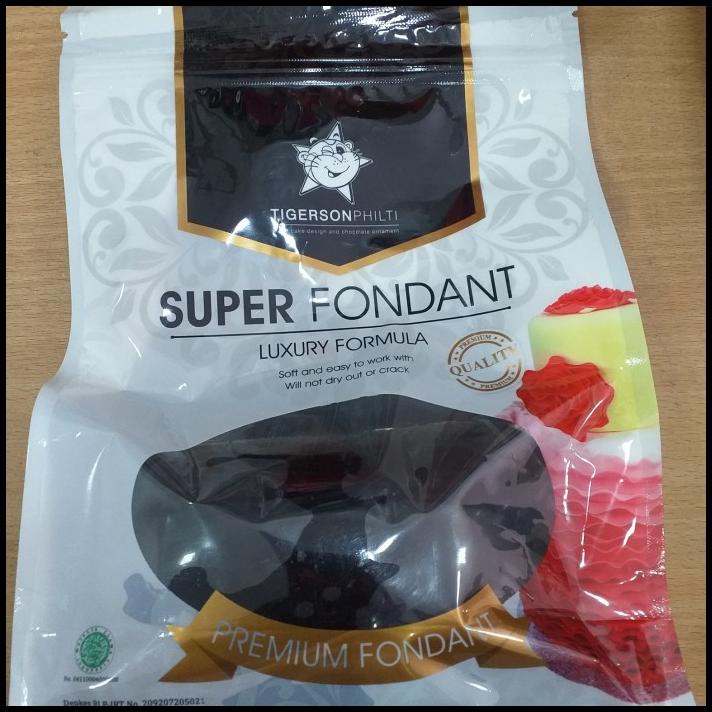 

Icing Super Fondant Hitam Tigerson 1Kg
