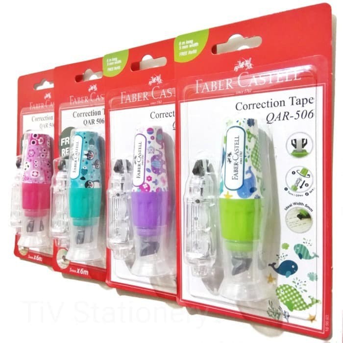 

Tipe X / Tip X Faber Castell 5mm x 6m 100% ORIGINAL MURAH