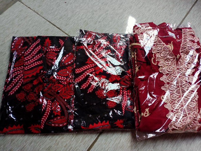 Promo Diskon !!! Kemeja Batik Pria Manggar Abu