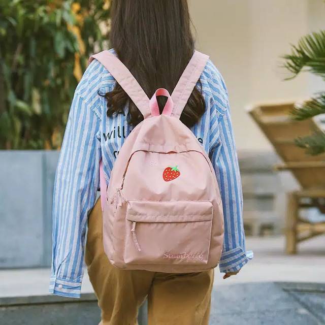 Durable Tas Punggung Tas Cewek Ransel Wanita backpack fashion tas ransel Ransel Hitam Kanvas Pria Wanita Tas Punggung Sekolah Pelajar Perguruan Tinggi untuk Remaja Ransel Kasual Mochila Ransel Harian Travel