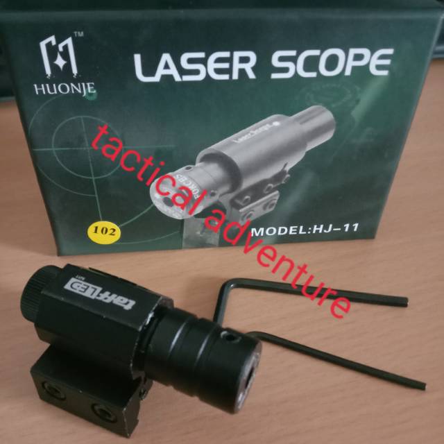 Laser scope tactical red dot