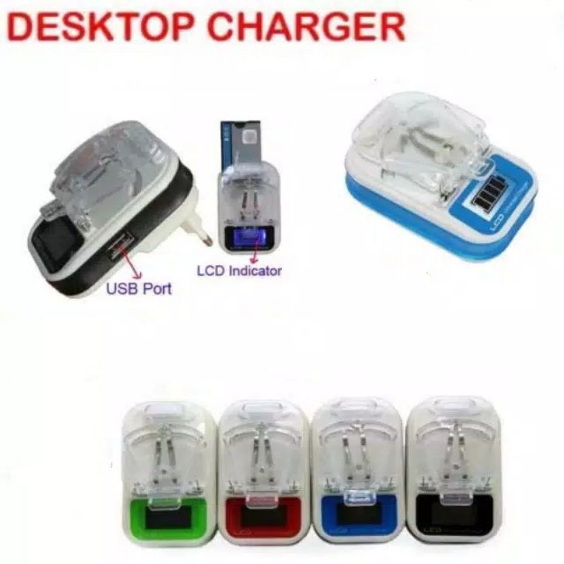 Charger Desktop LCD digital universal / Charger kodok