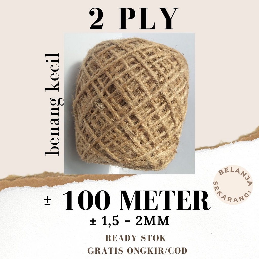 

Tali Rami/Tali Goni 2ply 100meter