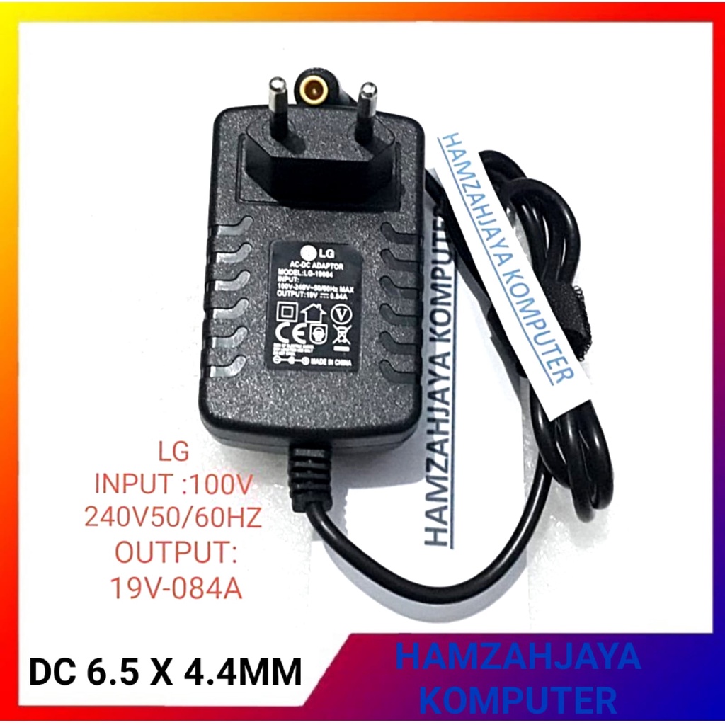 Adapter LG Monitor LCD TV 32LH510 LCAP21C LCAP25B ADS-45SN-19-3 E2251S E2251T E2051S Autput 19v 0.8a
