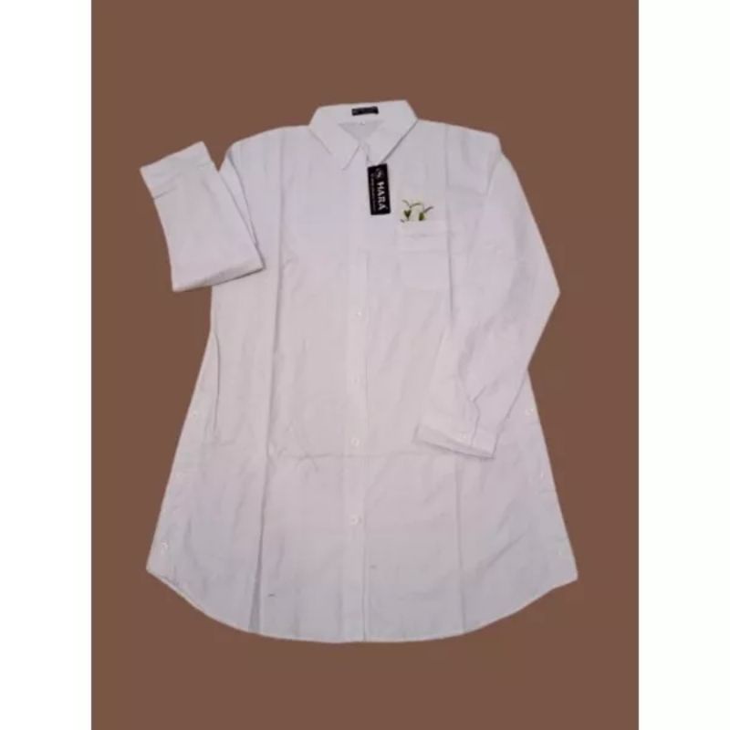 TUNIK HARA// KEMEJA PUTIH// TUNIK WANITA// TUNIK PUTIH WANITA// KEMEJA TUNIK PUTIH WANITA