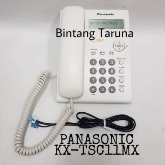 Telepon Panasonic KX-TSC11 Pesawat Telepon Panasonic KX-TSC11 (Putih)