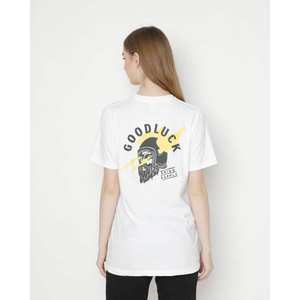 Erigo T-Shirt Good Luck White