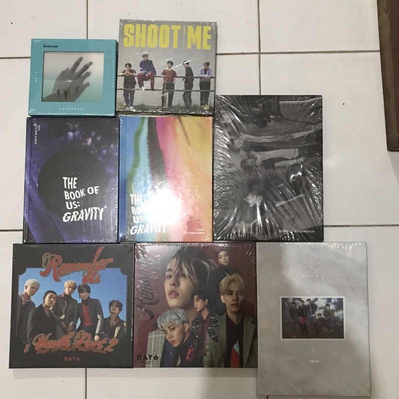 READY STOCK DAY6 Album daydream shoot me gravity remember us (remus) Moonrise