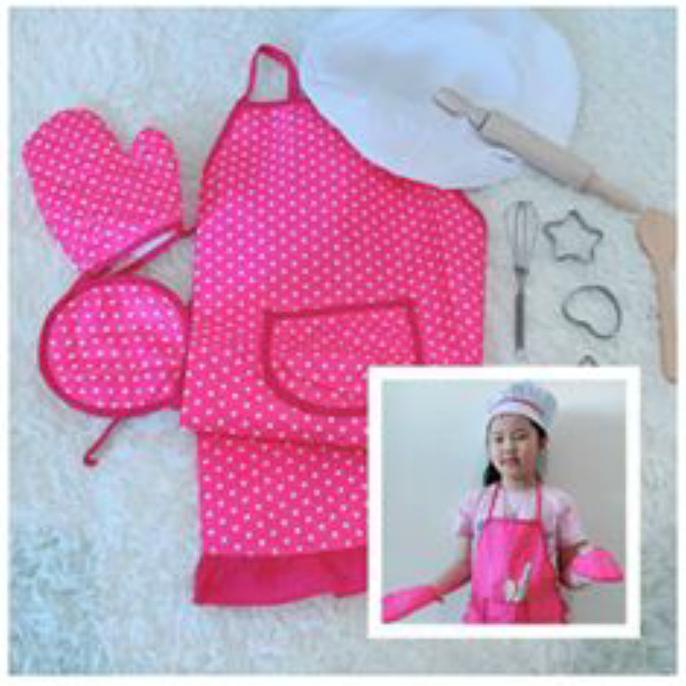 Mainan Anak Baju Kostum Masak Little Chef