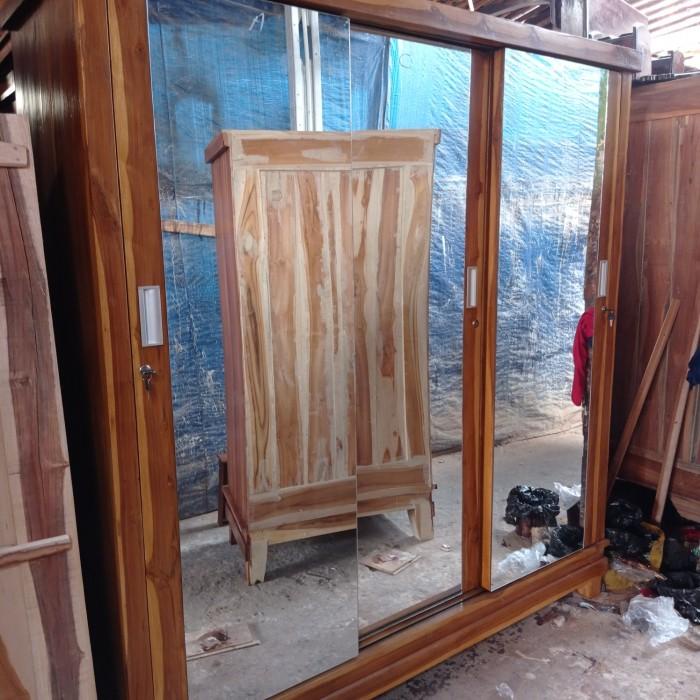 Kursi | Paket Lemari+ Tempat Tidur Minimalis Jati Asli