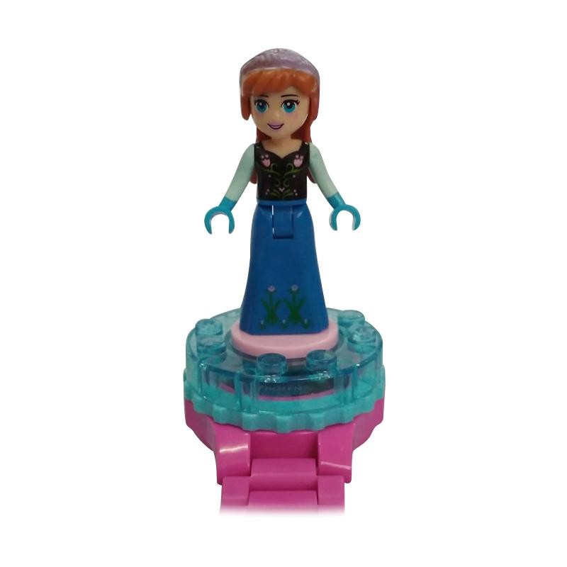 Super Promo! JAM TANGAN ANAK LEGO FROZEN ANNA MAINAN ANAK PEREMPUAN LEGO UNIK MURAH Murah!