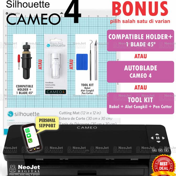 Mesin Cutting Sticker Mini Silhouette Cameo 4 Art and Craft