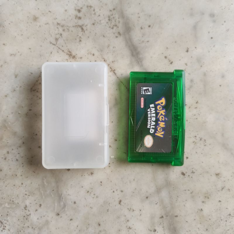 KASET POKEMON EMERALD NINTENDO GAMEBOY ADVANCE SP GBA SP DS NDS LITE FAT MICRO GBM CARTRIDGE GBA SP