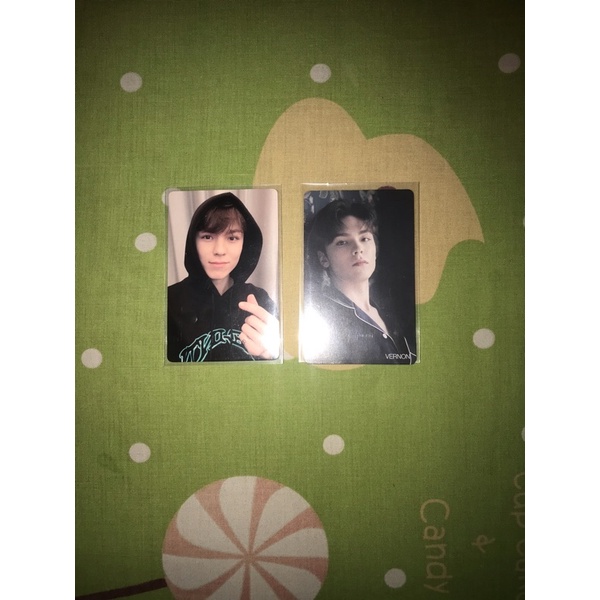 photocard vernon seventeen yzy g ver, hmv