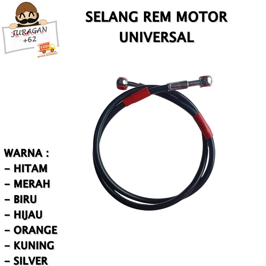 Selang Rem Brake Hose Motor Racing Universal 100cm,130cm,200cm 1m,1,3m,2m