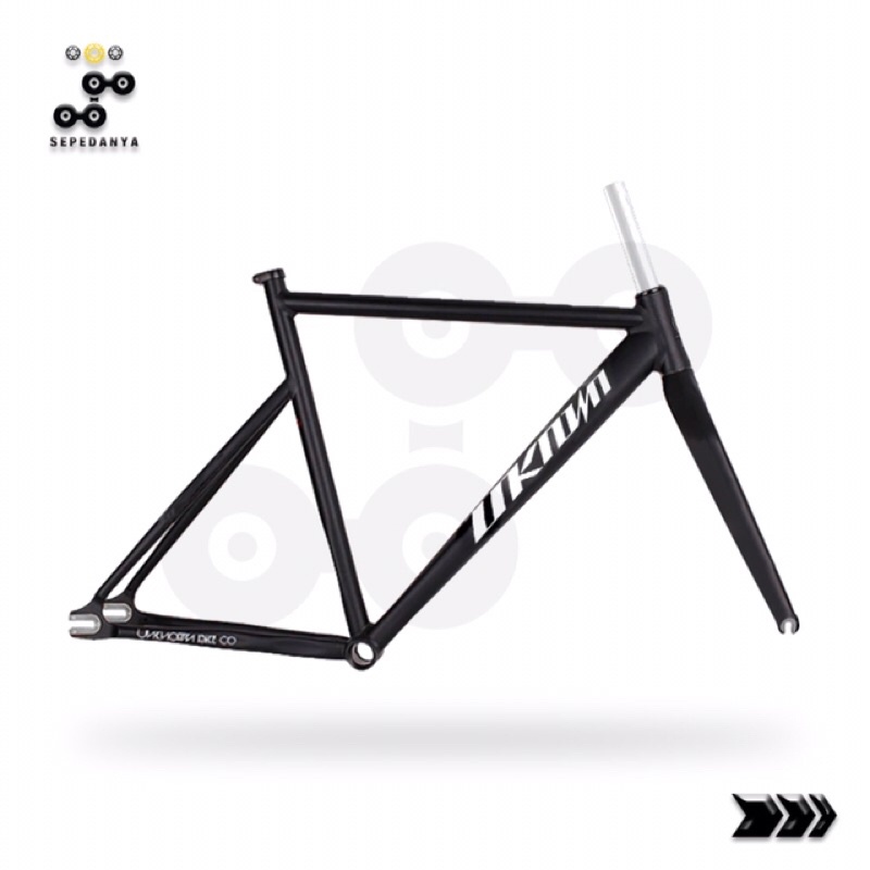 Unknown Bike Co X PlayStation Play Station PS 1 PlayStation1 PS1 Frameset Frame Set Fork Alu Half Carbon Sepeda Fixie Fixed Gear Track Bike Bicycle
