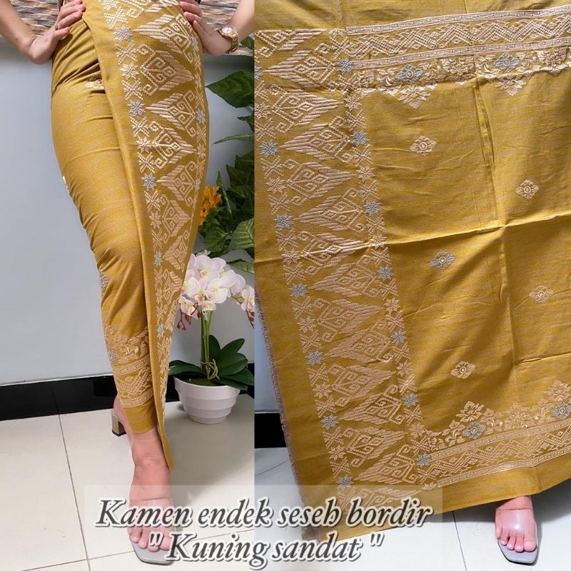 Kamen endek bordir songket