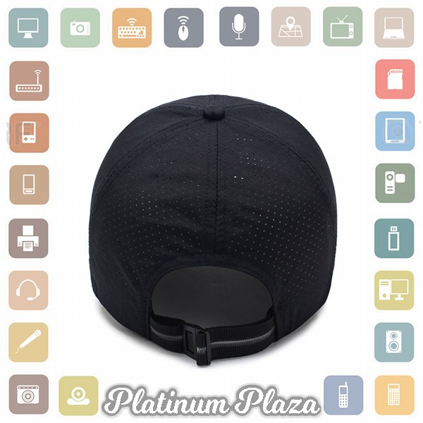 FLB Topi Baseball Snapback Polkadot - MZ237 - Black`E05A9L-