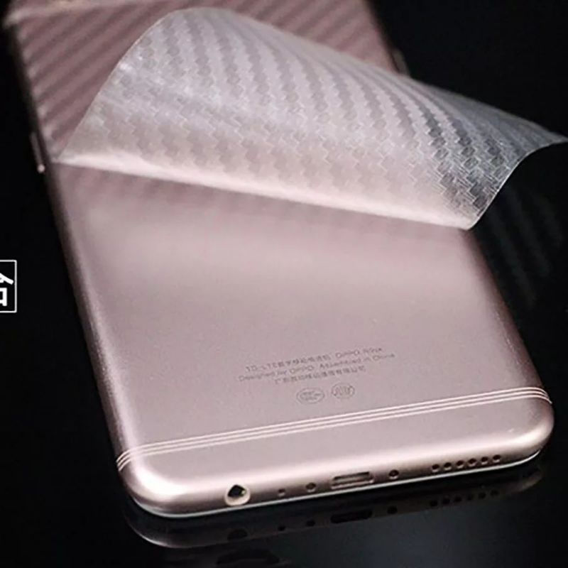 Garskin Carbon Oppo Reno 5 Reno 5G Pelindung Belakang Anti Jamur