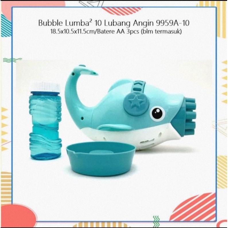 MAINAN DOLPHIN BUBBLE