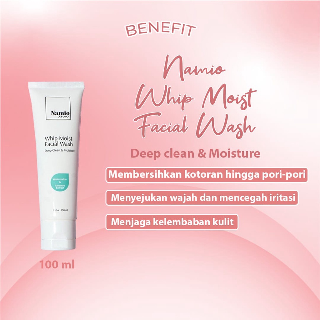 [ SKINHOUSEID ] NAMIO Whip Moist Facial Wash