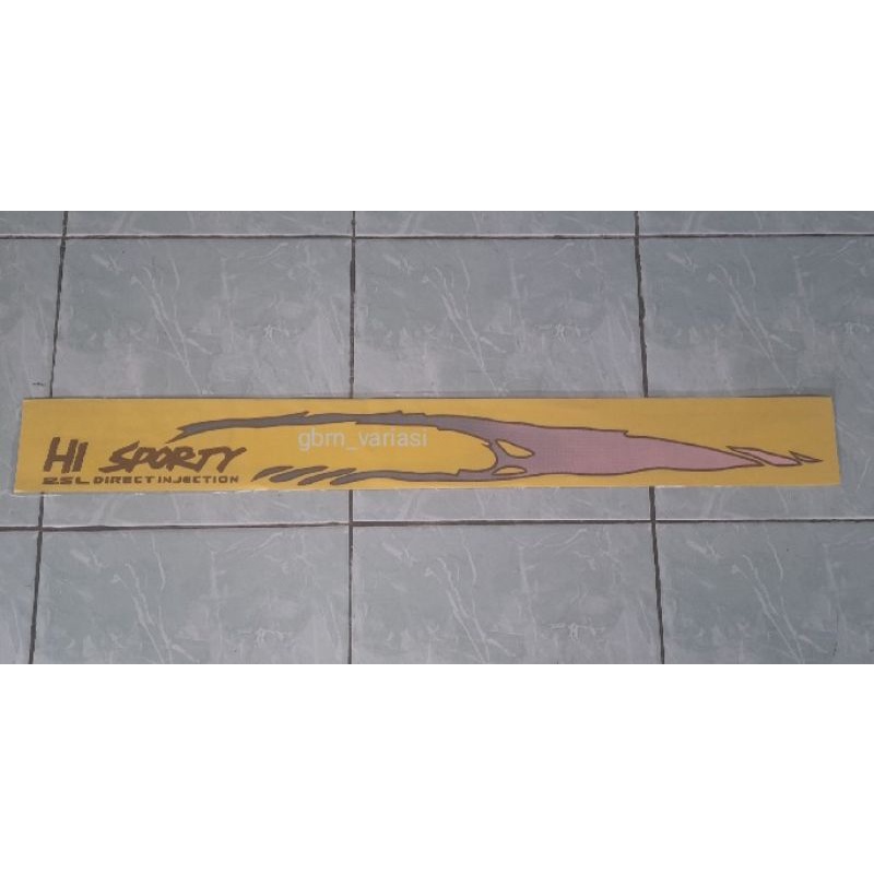 Stiker Panther hi sporty 2.5l direct injection