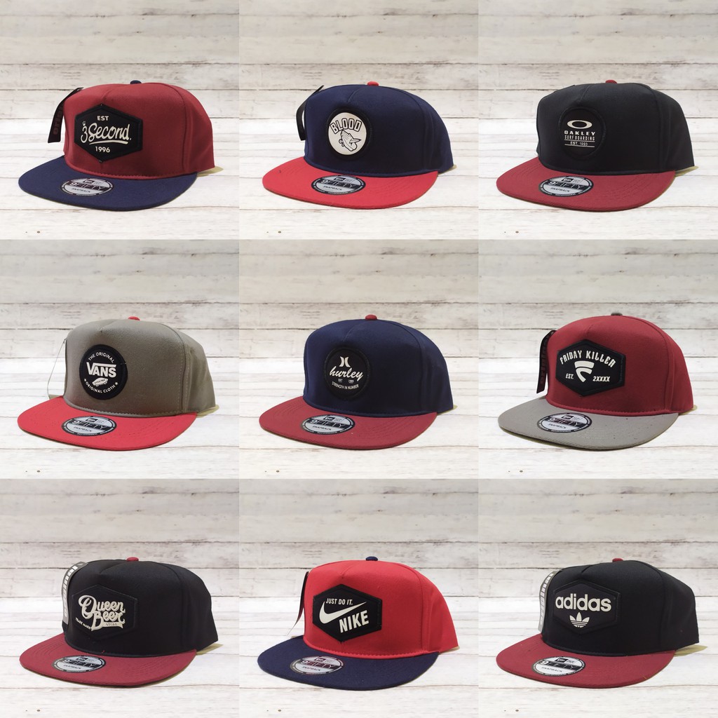 [PART 1] Topi Snapback Distro Surfing Kombinasi