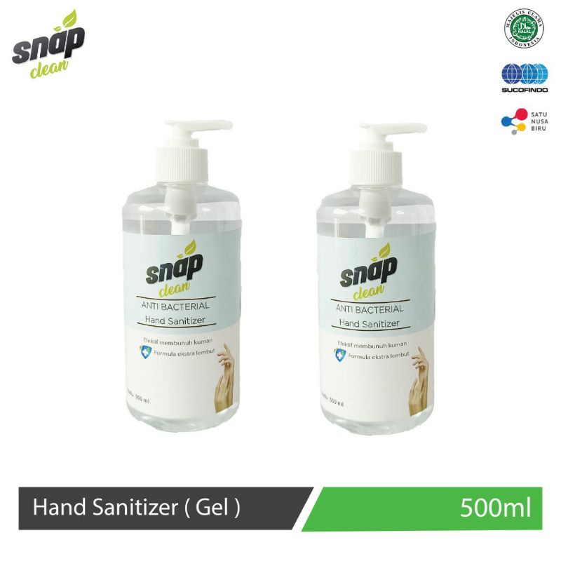 Hand Sanitizer Snap 500ml Handsanitizer Gel