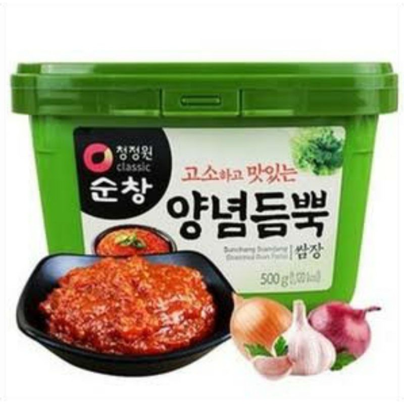

Korean Ssjamjang Sauce Garlic /Saus Cocolan BBQ 1 kg