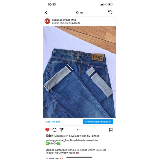 LEE Selvedge