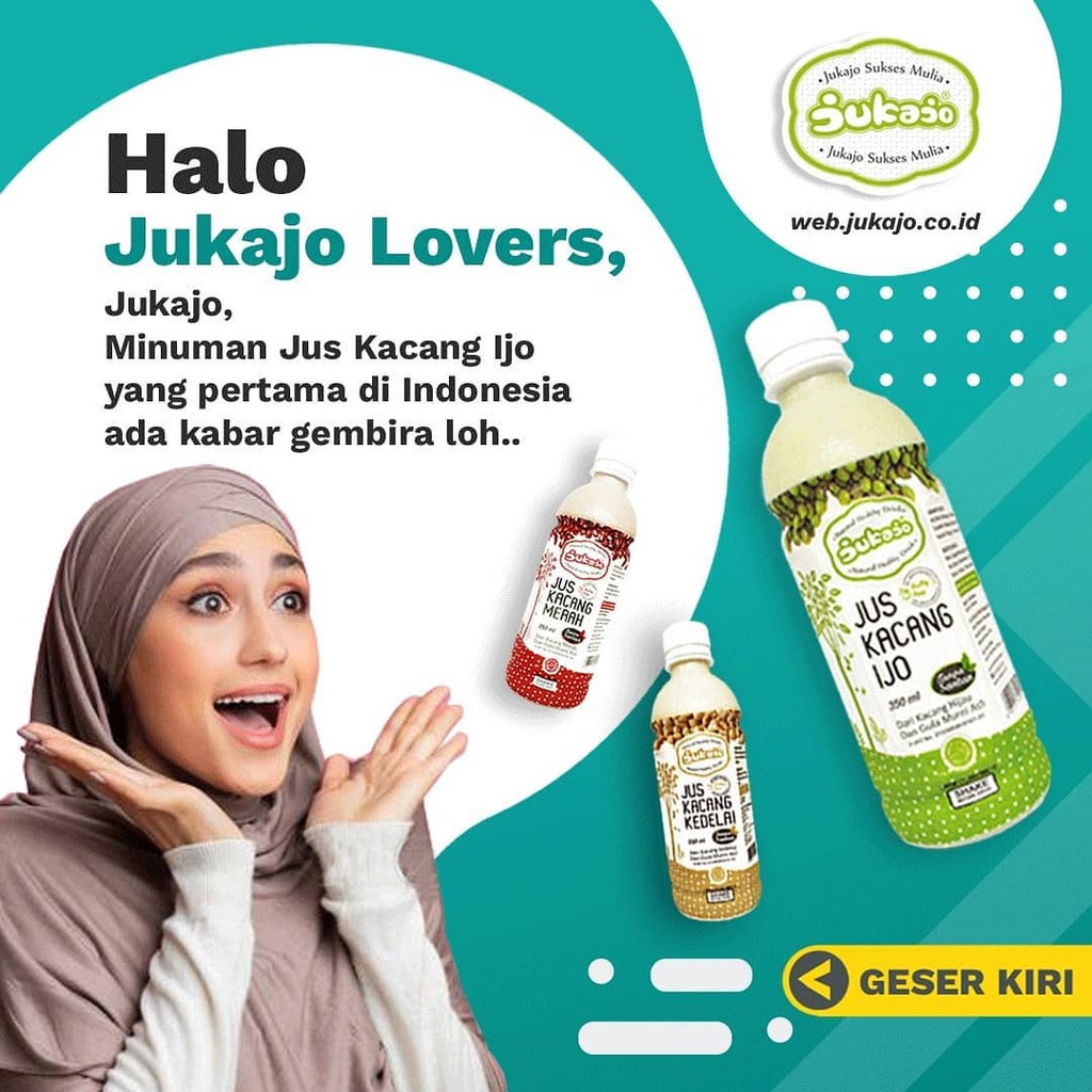 

220ML JUKAJO JUS KACANG HIJAU KACANG MERAH KACANG KEDELAI TANPA SANTAN CREAMY ENAK