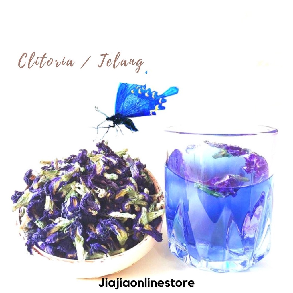 

Bunga Telang Kering telang Butterfly Pea Tea Teh Organic