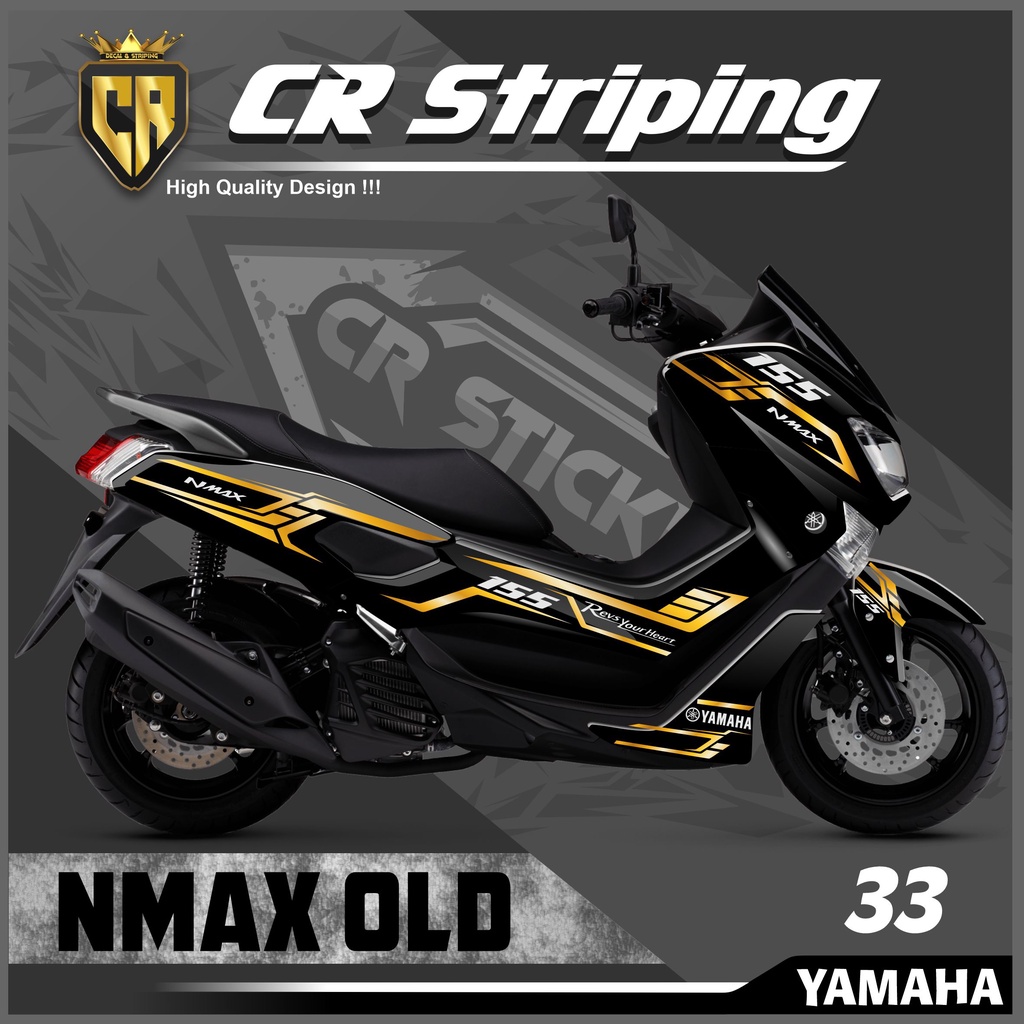 Cutting Sticker NMAX Old - Aksesoris Motor Stiker Yamaha NMAX Old Schotlite Cutting Stiker Striping 