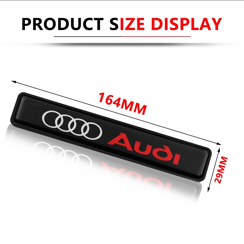 Stiker Badge Dengan Lampu Led Untuk Audi Rs Sline A3 A4 A5 A6 A7 A8 Q2 Q3 Q4 Q5 Q6 Q7 Q8