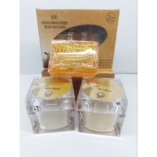 CREAM CSD GOLD besar polos 30grm CREM SUSU DOMBA GOLD WHITENING ORIGINAL