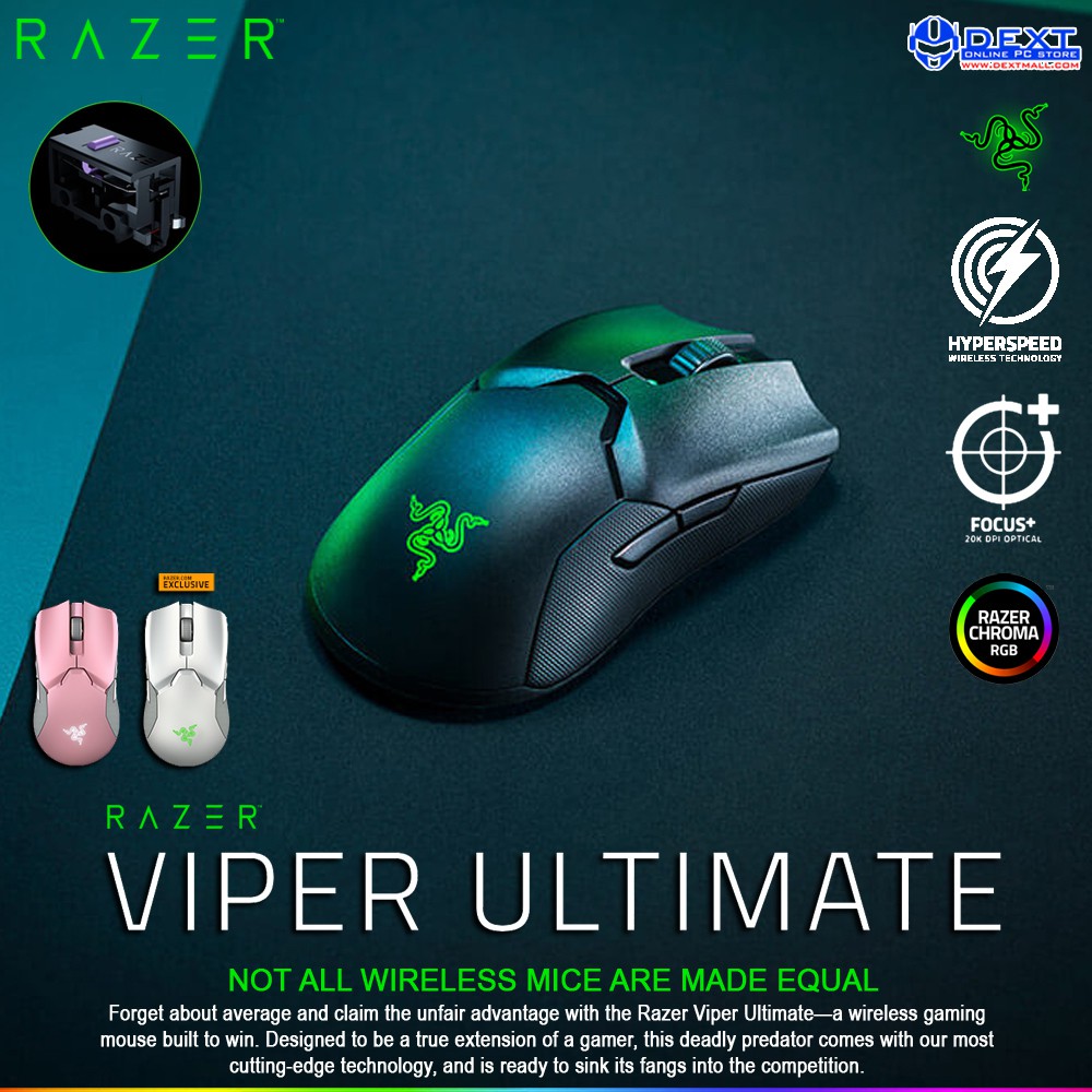 Razer Viper Ultimate Wireless Gaming Mouse Shopee Indonesia