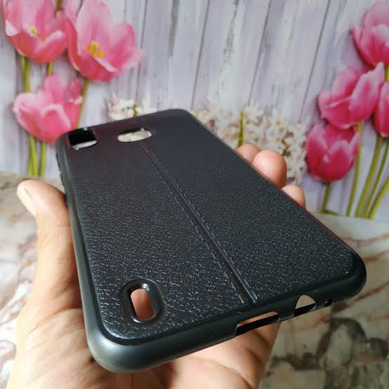 SOFT CASE SILIKON AUTO FOKUS MOTIF KULIT JERUK REDMI NOTE 9 PRO