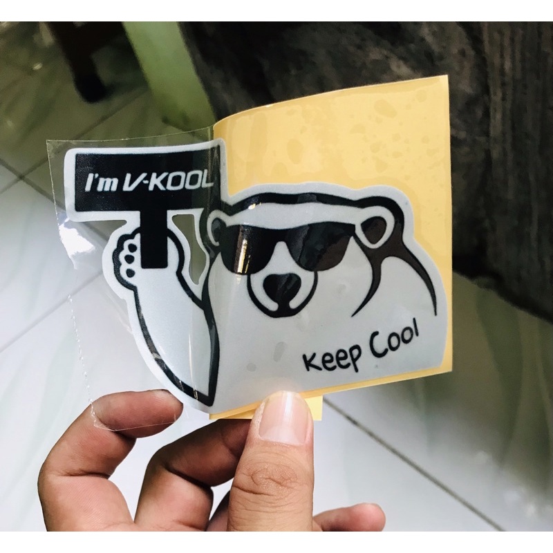 Sticker Print Cutting Vkool Bear
