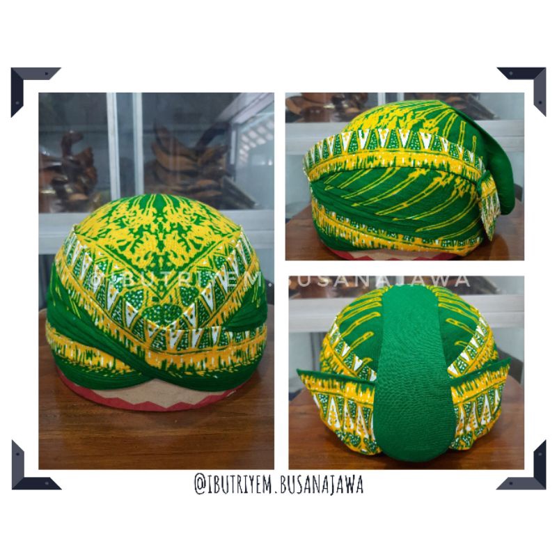 Blangkon Solo Lemesan Alusan Model Perbawan | Bisa Dicuci Bisa Dilipat