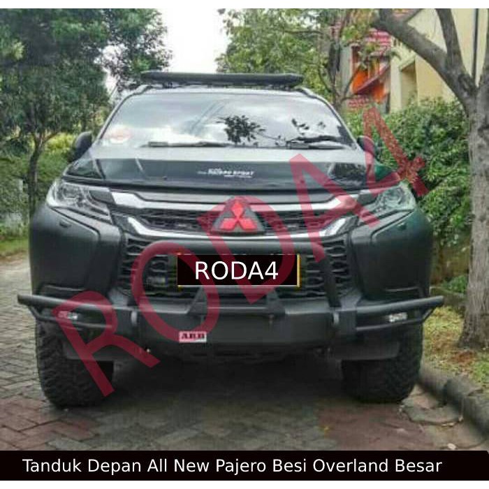 Tanduk Bumper Depan Besi All New Pajero Offroad Overland Besar