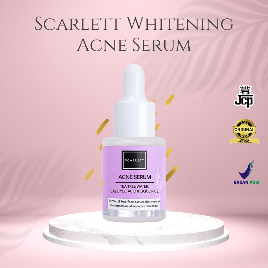 SCARLETT Whitening Acne Serum 100% Original