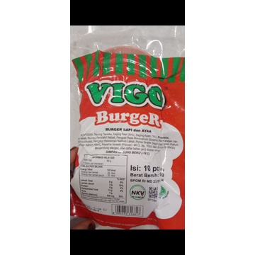 

Vigo burger sapi & ayam 10 pcs