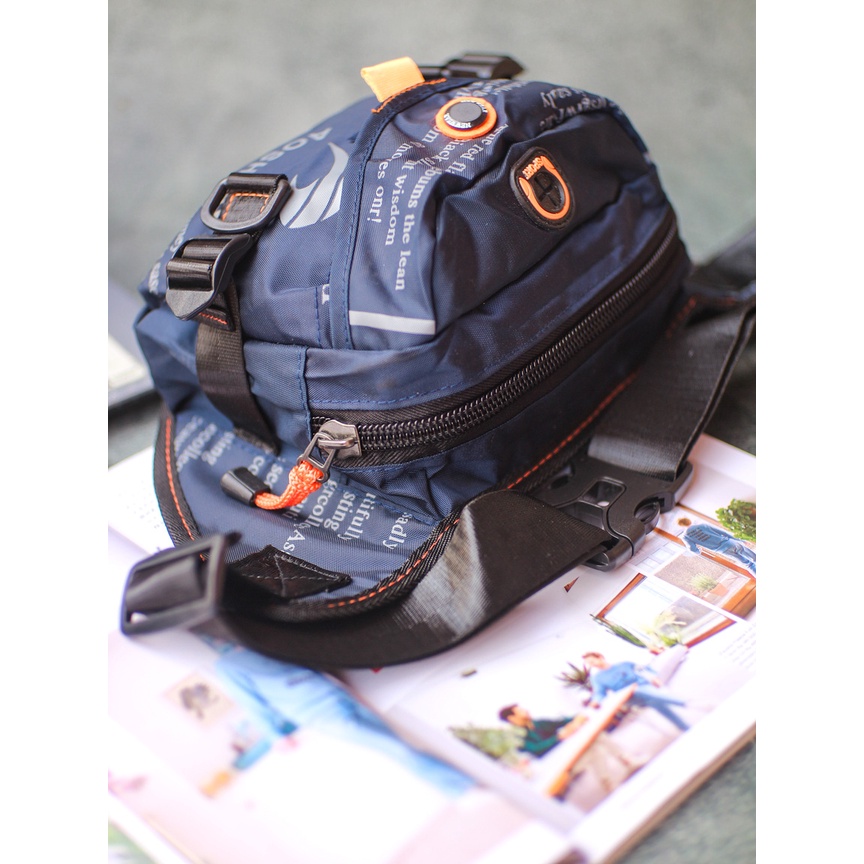 TAS SELEMPANG PRIA / WAIST BAG PRIA / TAS SEPEDA - SAM-02