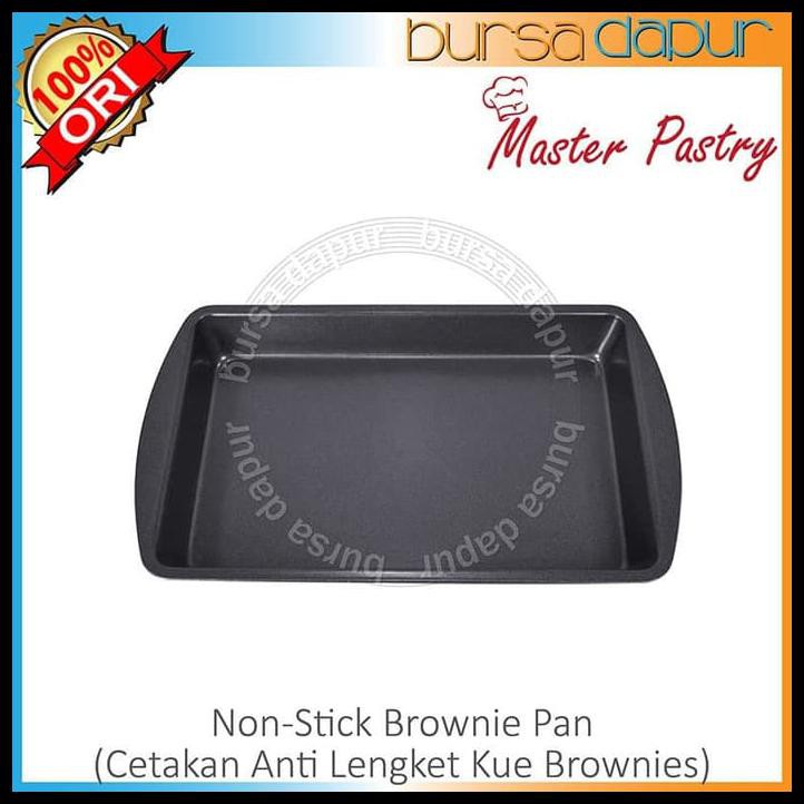 

LOYANG KUE ANTI LENGKET / MASTER PASTRY BISCUIT BROWNIE PAN 11"X7