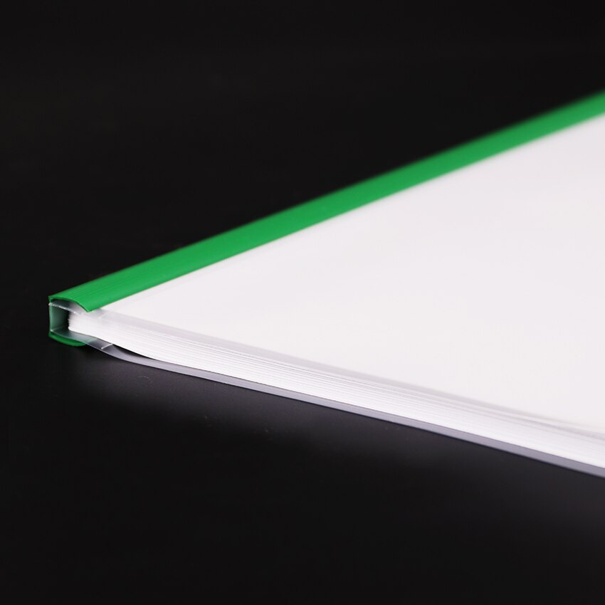 10pcs Folder Penyimpanan File Dokumen Bahan Plastik Transparan Ukuran A4 200 Untuk Alat Tulis